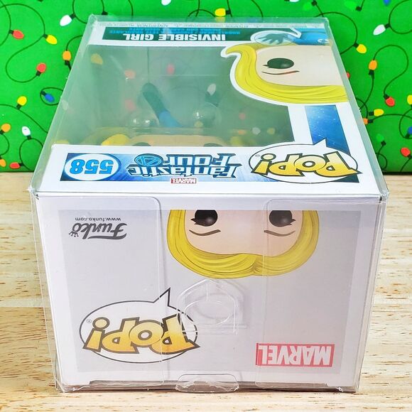 Funko PoP Marvel Fantastic Four Invisible Girl #558 Vinyl Figure + Protector New - Picture 8 of 10